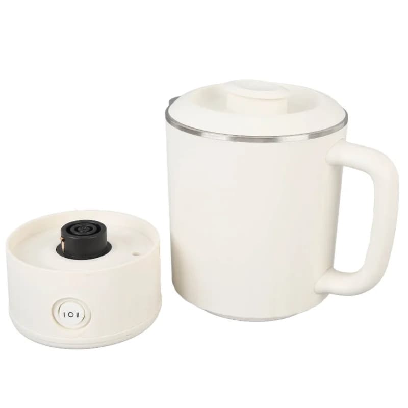 Bollitore elettrico in acciaio inossidabile da 600 ml, riscaldamento rapido, portatile, per casa, ufficio, hotel e viaggi d'affari, 600W