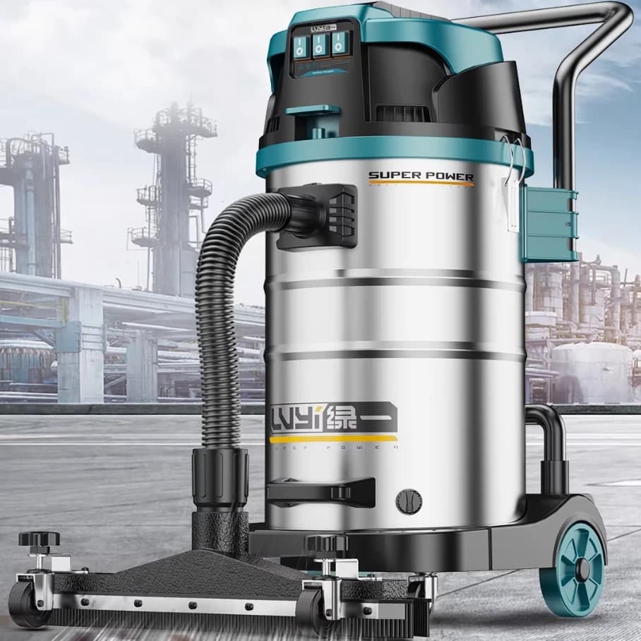 Heavy Duty Industrial Vacuum Cleaner High Power Strong Suction Wet Dry Vacuum for Factory Workshop Use