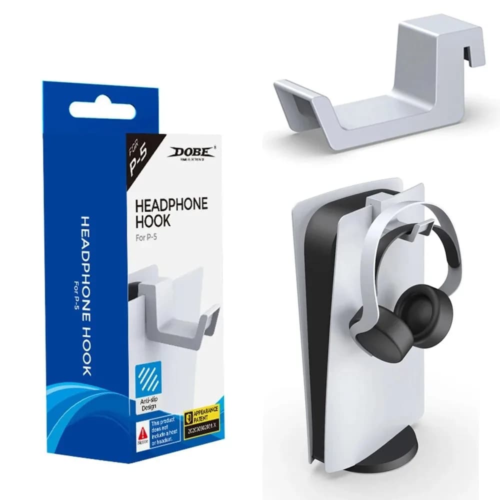 PS5 console headphone support Game earphones Hook for storing headphones Anti-slip support for PS5 accessories