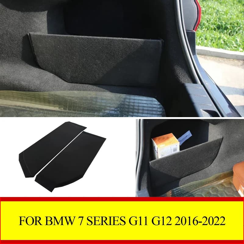 Per BMW Serie 7 G11 G12 2016-2022: Pannello Divisorio Laterale per Bagagliaio, Organizzatore e Protezione Vano Portaoggetti, Accessori