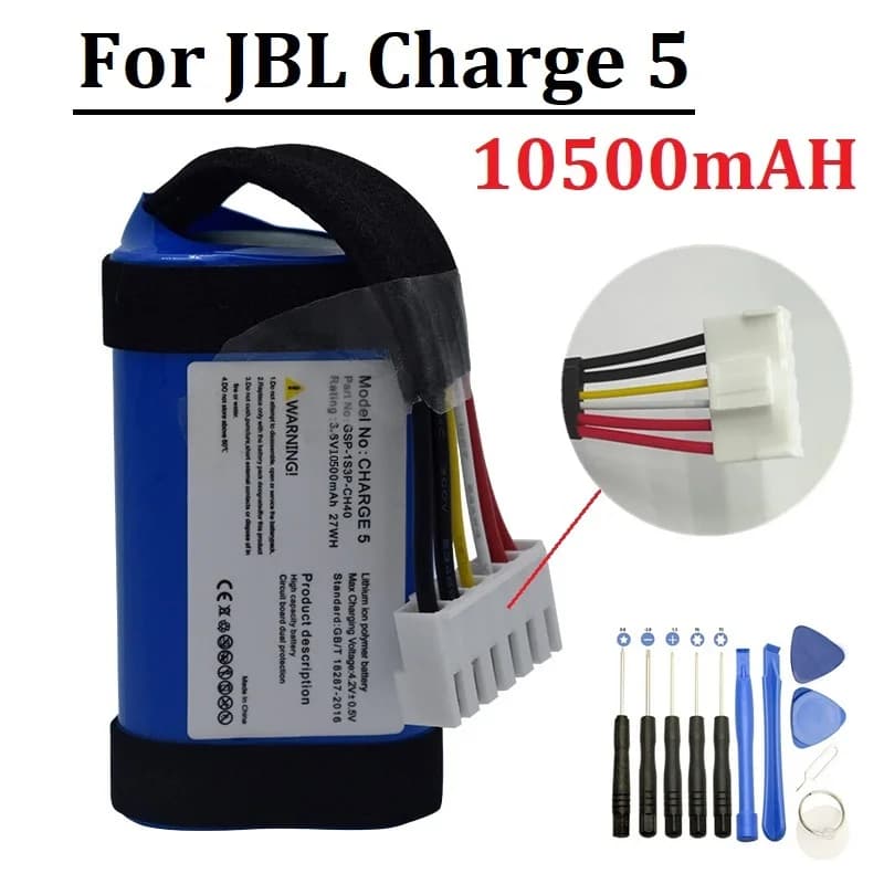 GSP-1S3P-CH40 Per JBL Charge 5 Charge5 Batteria di ricambio per altoparlante Bluetooth wireless originale 10500mAh