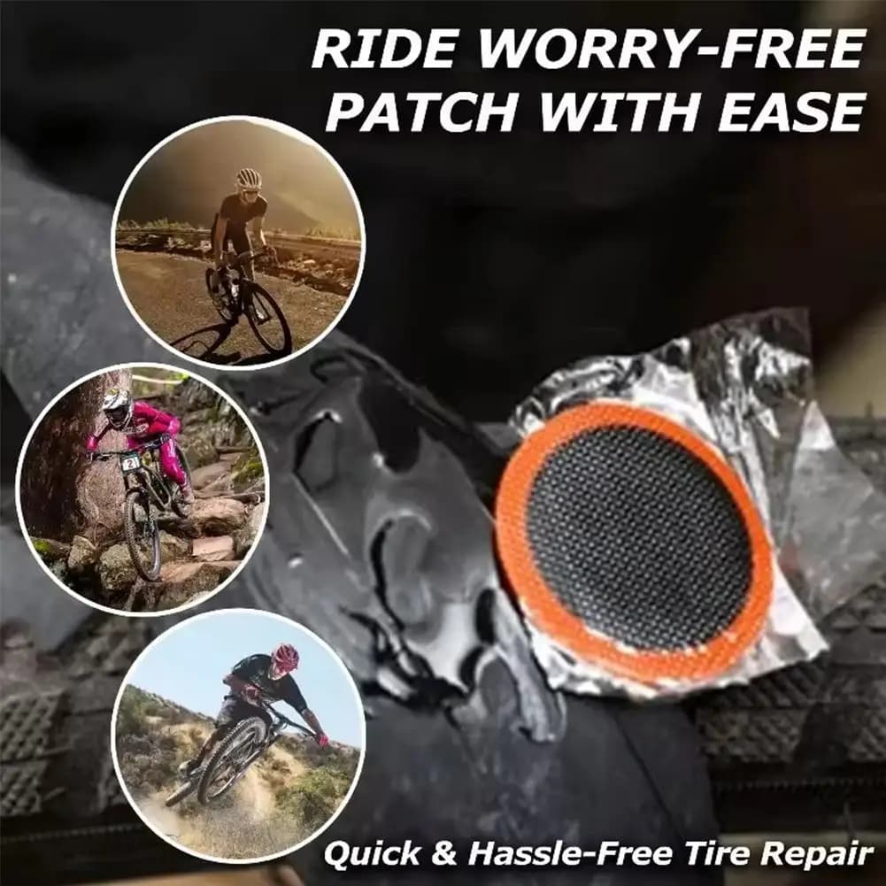 Professional Bike Repair Tool Kit, Bicycle Motorcycle Tire Patch Repair Set with Portable Case, for Mountain Road Bike