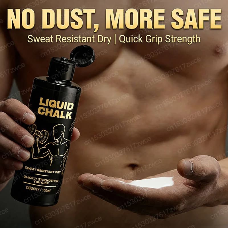 Magnesium Anti-slip Liquid for Sport, Magnesium Powder for Fitness, Anti-slip Cream for Pesi Lifting, Climbing and Gym