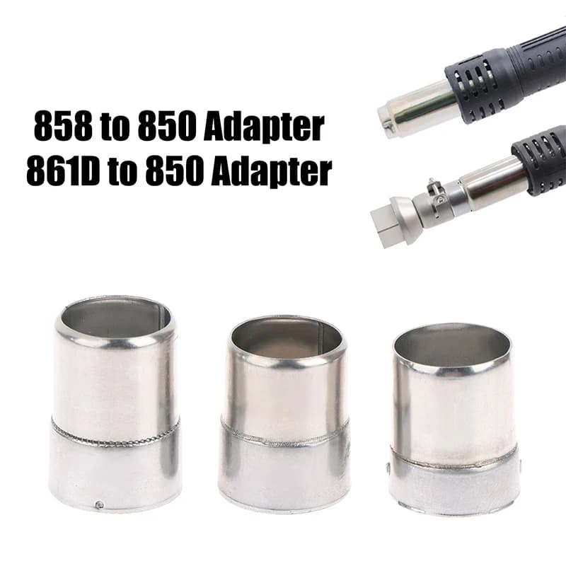 Hot Air Gun Nozzle Adaptor For 850/858 Quick-861DW Air Nozzle Accessories Square BGA Welding Head
