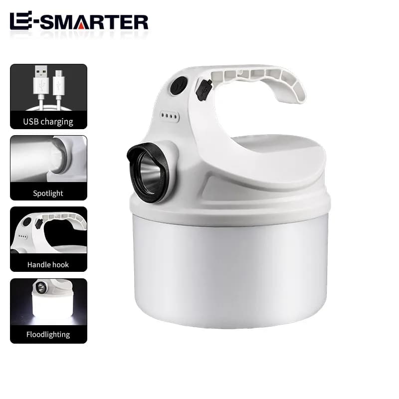 Lanterna da campeggio a Led per esterni portatile luce di emergenza dimmerabile lampada Flash impermeabile ricaricabile luce ricaricabile USB