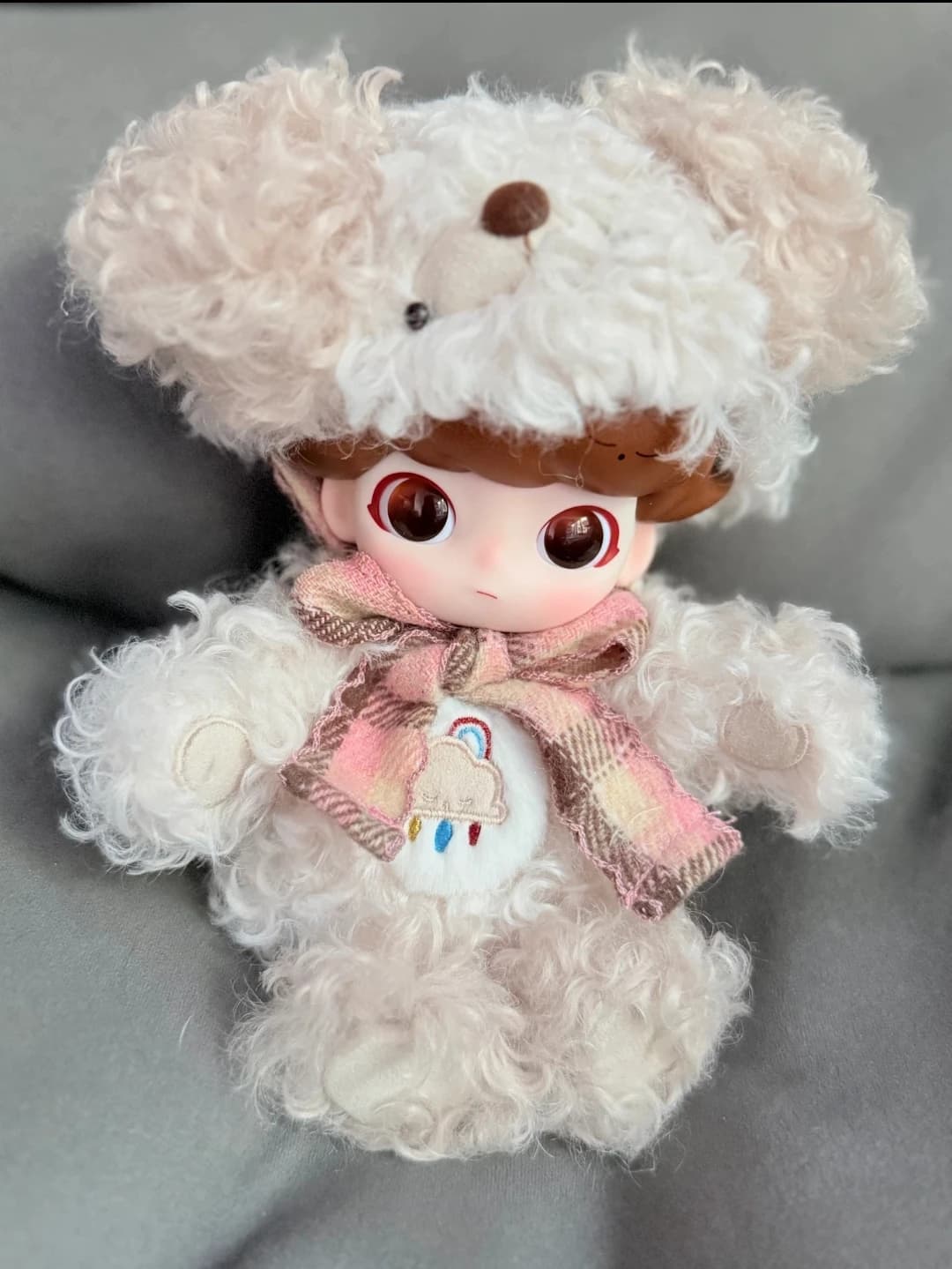 POPMART DIMOO Tiny Puppy Series 1/8 Scala Blind Box Bambola Anime Statuetta Decorazione da Scrivania per Ragazze Modellino Originale Giocattolo Busta a Sorpresa G