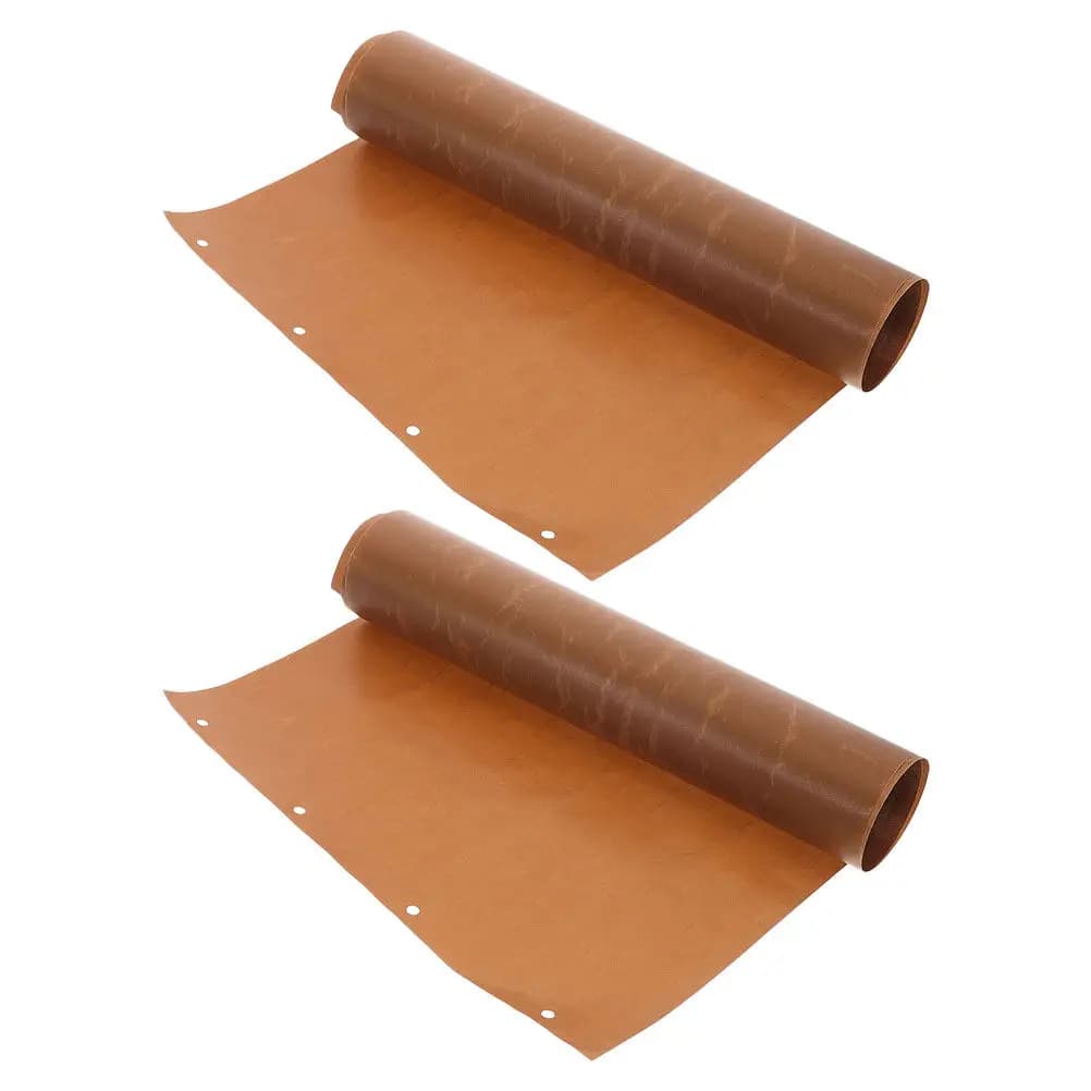 2 Pezzi Telo Antiaderente per Pizza, Resistente alle Alte Temperature, Sostitutivo per Pala Pizza, Tappetino da Forno Scorrevole, Riutilizzabile