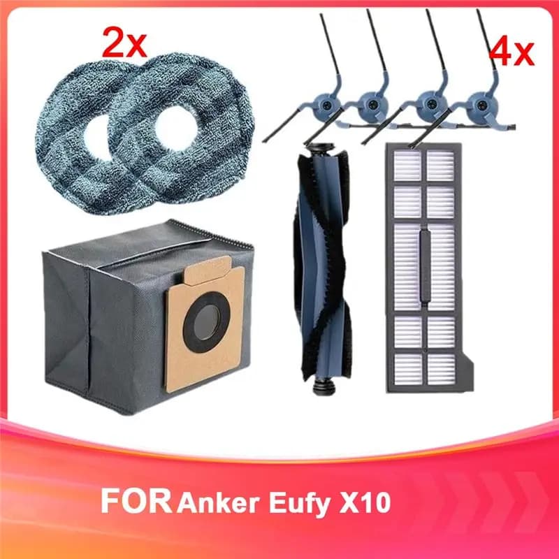 FAST-For Anker Eufy X10 Robot Vacuum Cleaner Vacuum Cleaner Accessories Replacement Supplies.