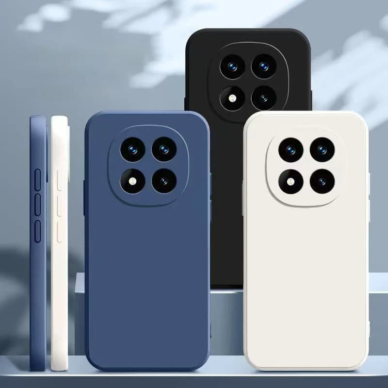 Custodia per telefono in silicone liquido per Xiaomi Redmi Note 14 Pro Note14 Pro+ Plus 5G Cover base opaca Caqas