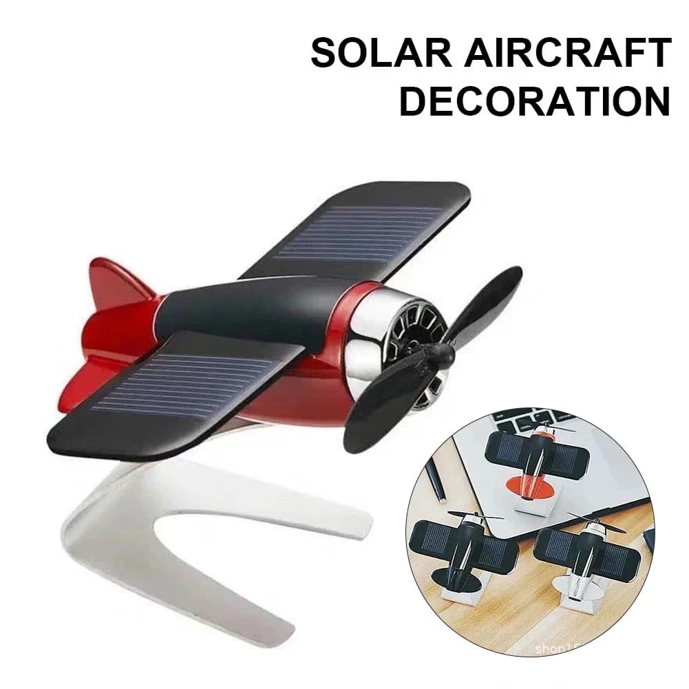 Deodorant for Auto Odor in Styling Solar Airplane Model Decoration Central Deodorant Console for Environments with Automatic Fragrance Decoration