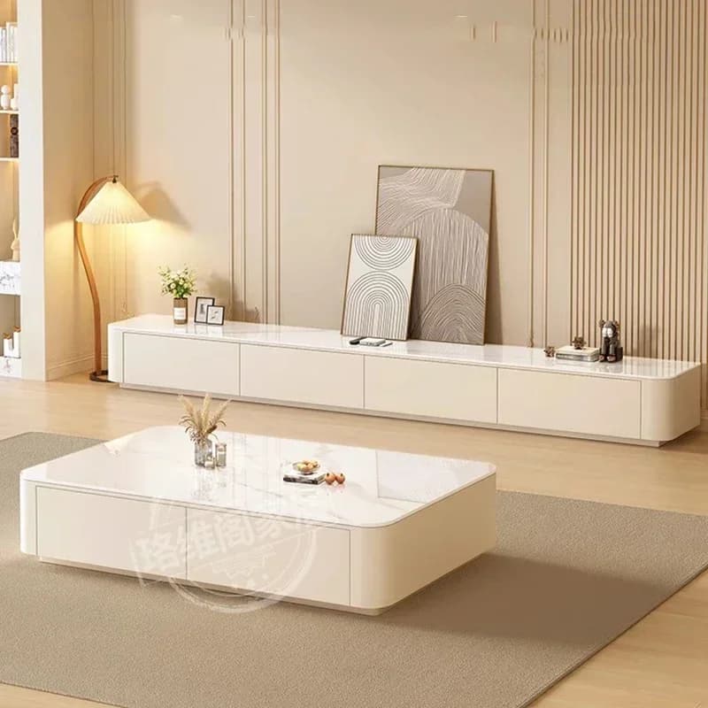 BJ Storage drawers Table TV shelf for living Floor cabinets Luxury display TV monitor Muebles Para TV Fashionable furniture