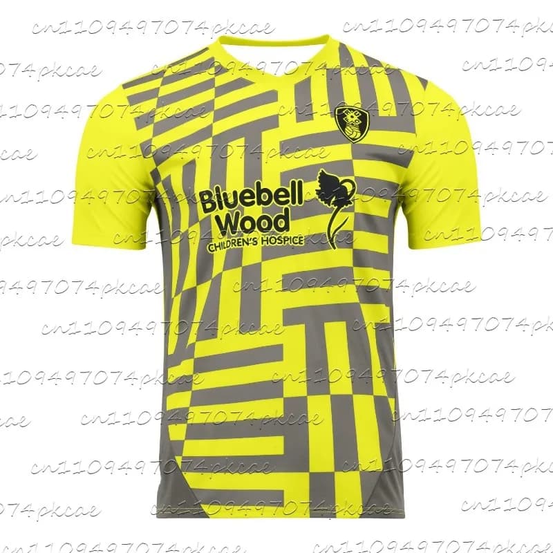 25-26 Soccer Jersey with Geometric Pattern Leeds United Breathable Training Mesh for Adults and Children Sweatshirt T-shirt