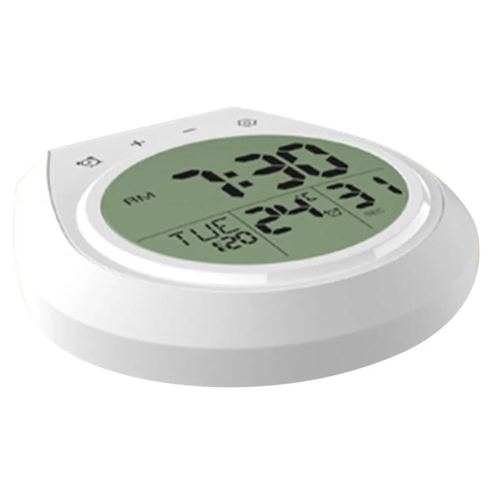 Orologio da parete per bagno, orologio da appendere impermeabile con cronometraggio preciso, design elegante per bagno, camera da letto, soggiorno, hotel