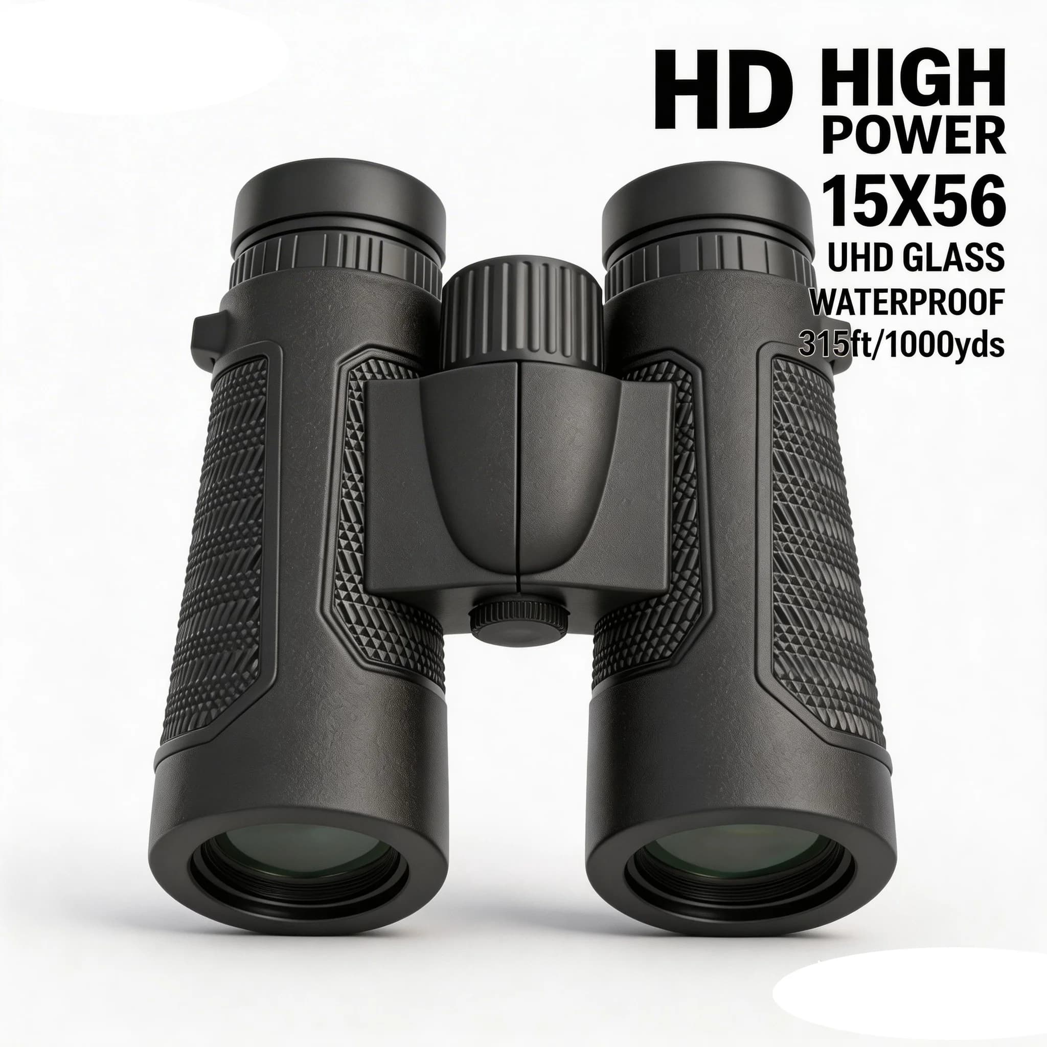 Binocolo Portatile HD 15X56 ad Alta Potenza per Caccia, Birdwatching e Campeggio