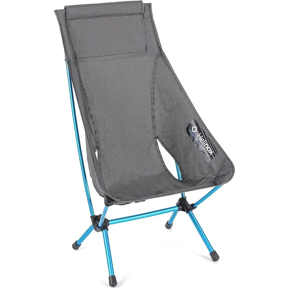 Sedia da campeggio ultraleggera con schienale alto, 1,43 libbre, sedia da esterno per backpacking ed escursioni, nera