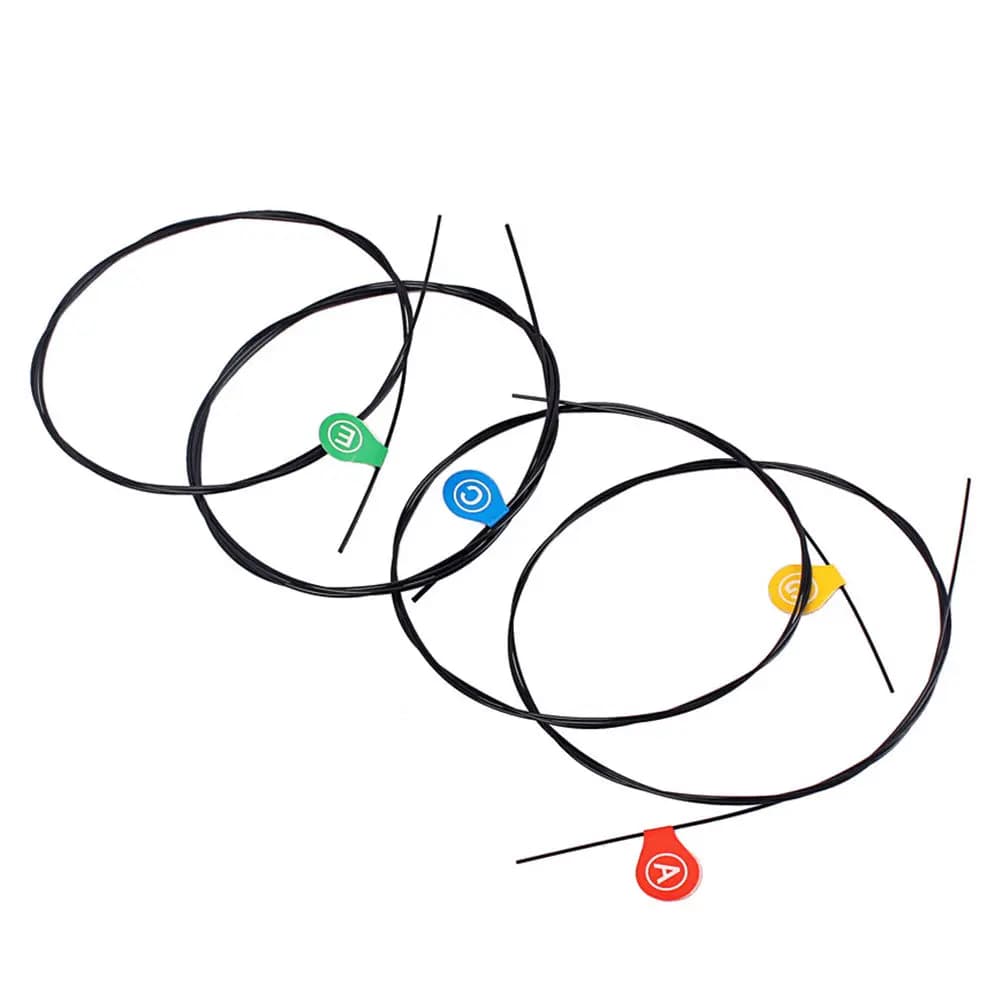 4 corde per ukulele, corde professionali in nylon con tecnica di avvolgimento e lucidatura riconosciuta internazionalmente, migliorate