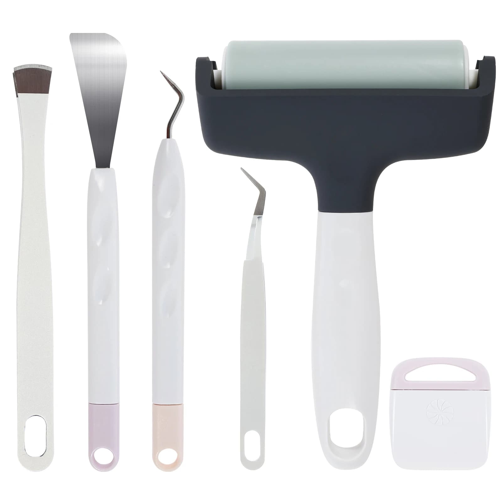 Set di 6 Utensili Ergonomici Antiscivolo per la Rimozione del Vinile, Kit di Strumenti per Scrapbooking e Cucito Domestico