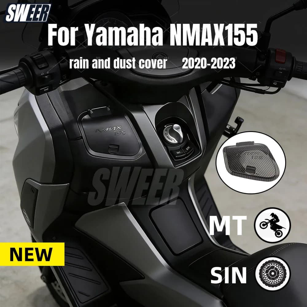 Suitable for 20-23 Yamaha NMAX155 modification tool box cover, rain and dust cover, storage box modification cover