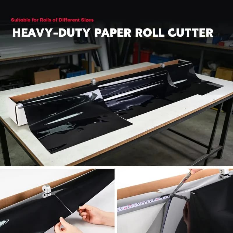 Heavy Duty Car Vinyl Wrap Film Roll Cutter Ppf Window Tint Back Paper Slitter Tool