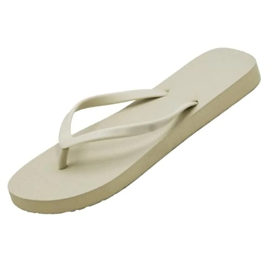 Flip Flops for Women, Ladies Shower Slippers, Summer Flat Sandals, Bathroom Beach Pool Slip-On Shoes, Lightweight Basic Thongs