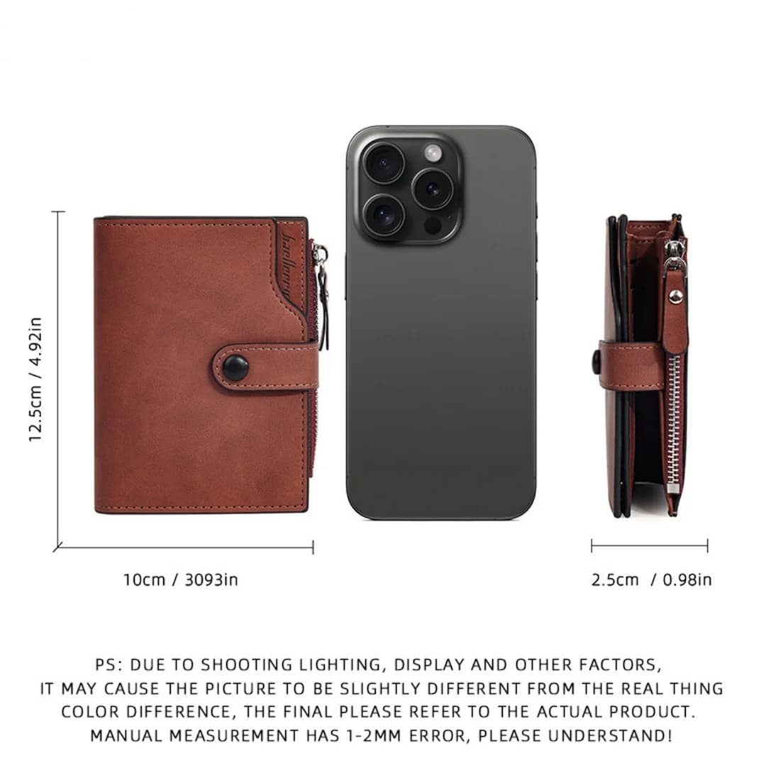 Pet Leather Wallet with RFID Block Suitable for All Occasions