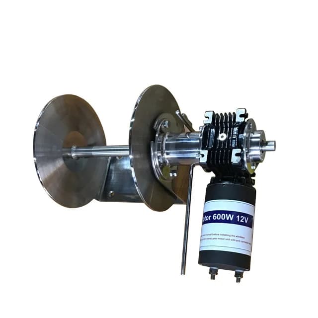 Verricelli per ancoraggio per barche marine in acciaio inossidabile Verricello per applicazione Verricello per ancoraggio elettrico
