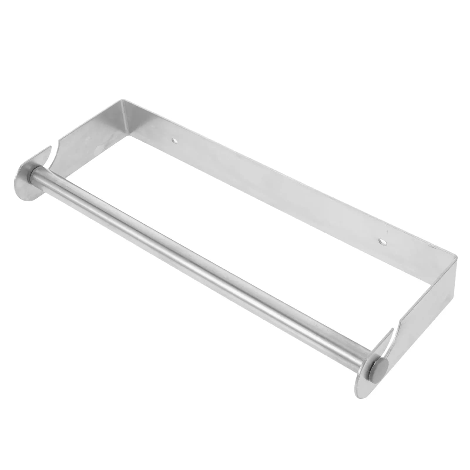 Stainless Steel Paper Towel Holder Toilet Roll Rack Cling Film Dispenser Under Cabinet Mount Space Saving Rust Proof Kitchen