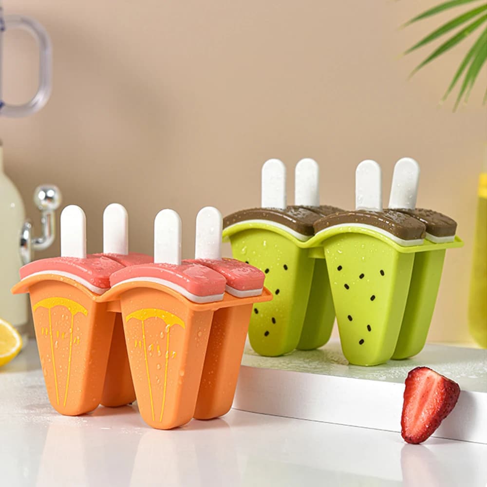 Stampo per gelato in silicone con stampo di copertura Stampo per ghiaccioli di ghiaccio fatto in casa fai-da-te Succo congelato Latte Cucina Gelato Crea strumenti