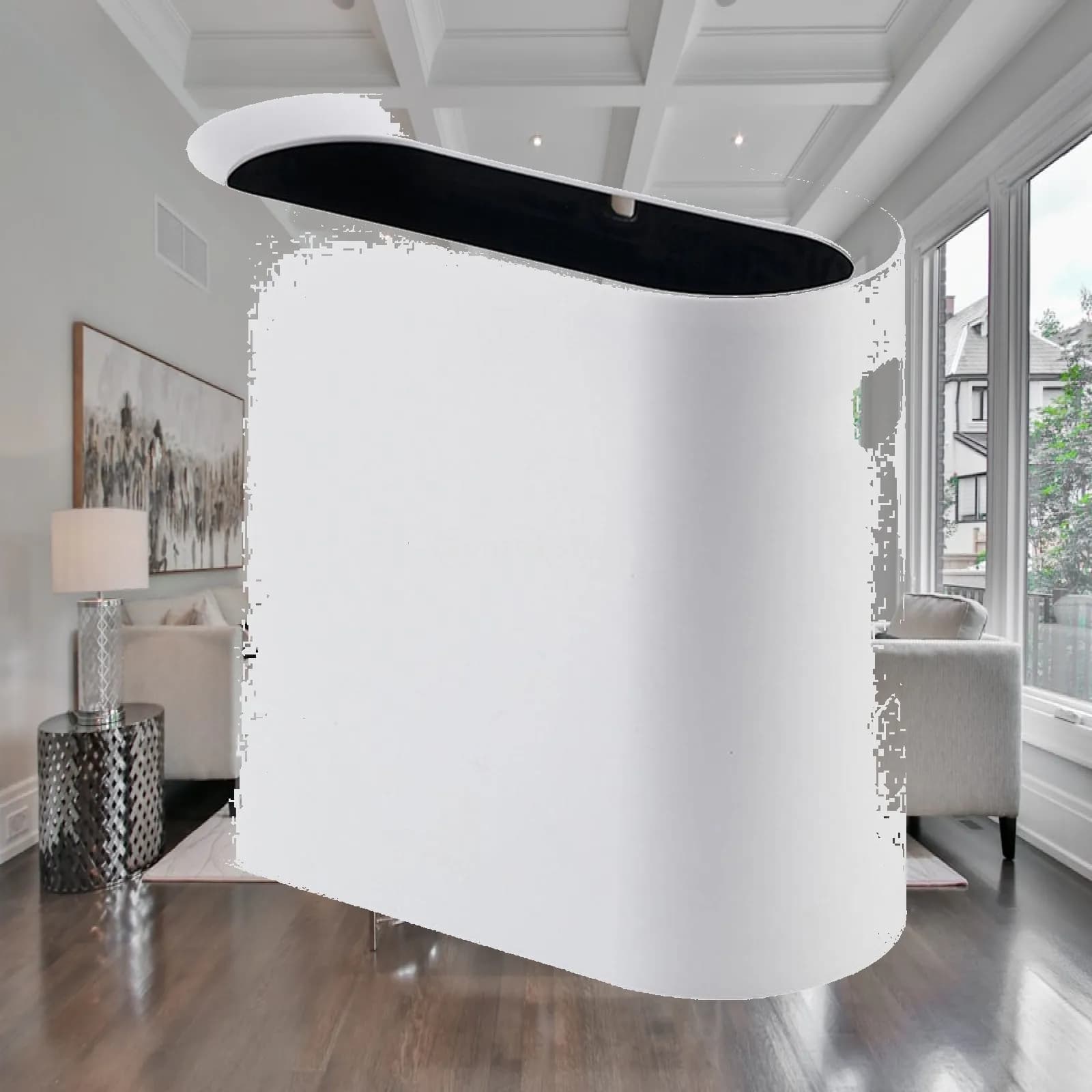 Slim Trash Can Narrow Garbage Bin Garbage Can Rubbish Bin Garbage Container Bin Wastebasket for Living Room Bathroom Toilet