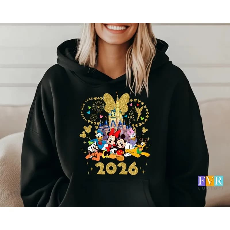Felpa con Cappuccio Unisex Casual Sportiva alla Moda con Design Mickey Mouse, Ultima Edizione Commemorativa Dixie per Adulti e Bambini
