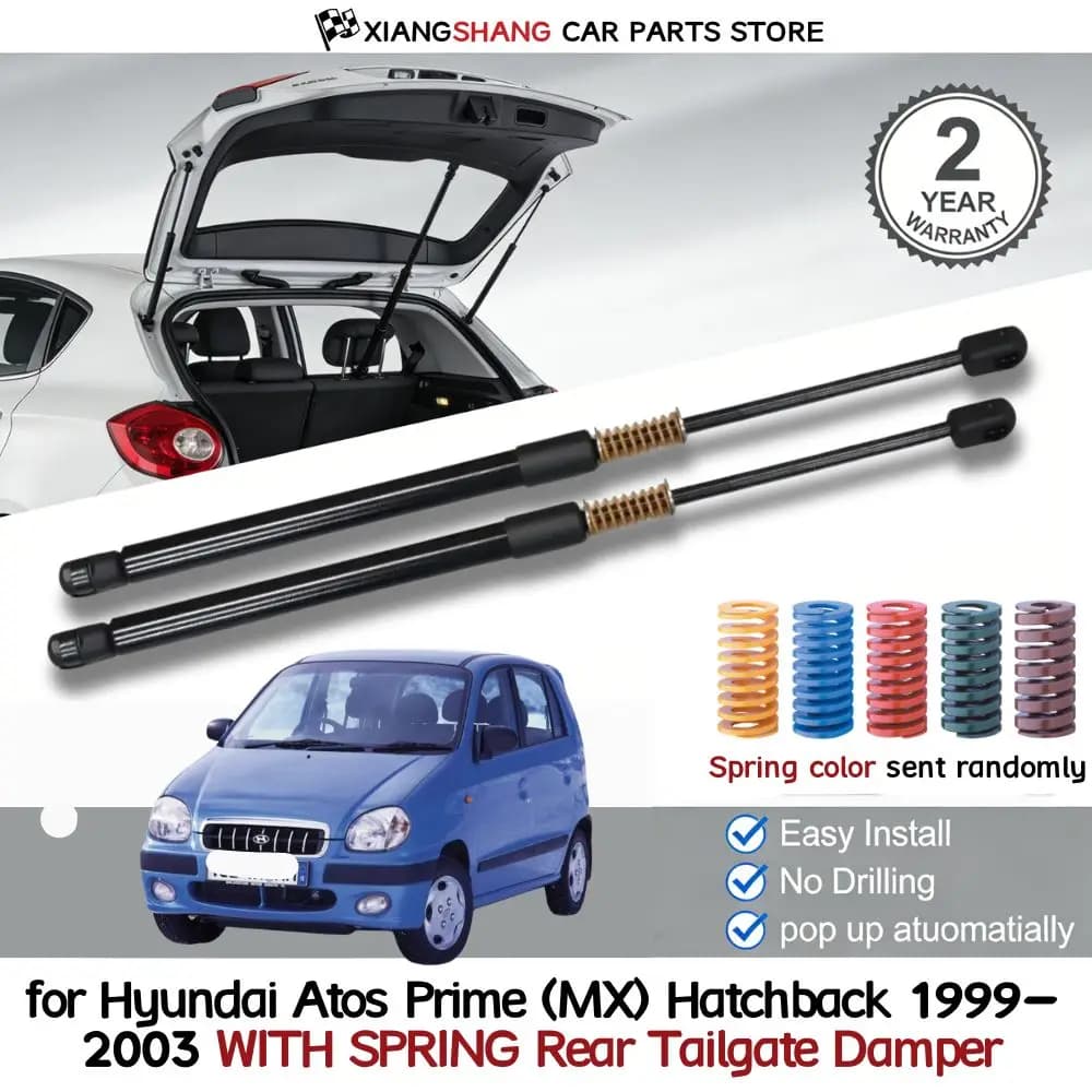 2 Pezzi Ammortizzatori a Gas per Portellone Posteriore con Apertura Automatica per Hyundai Atos Prime (MX) Hatchback 1999-2003