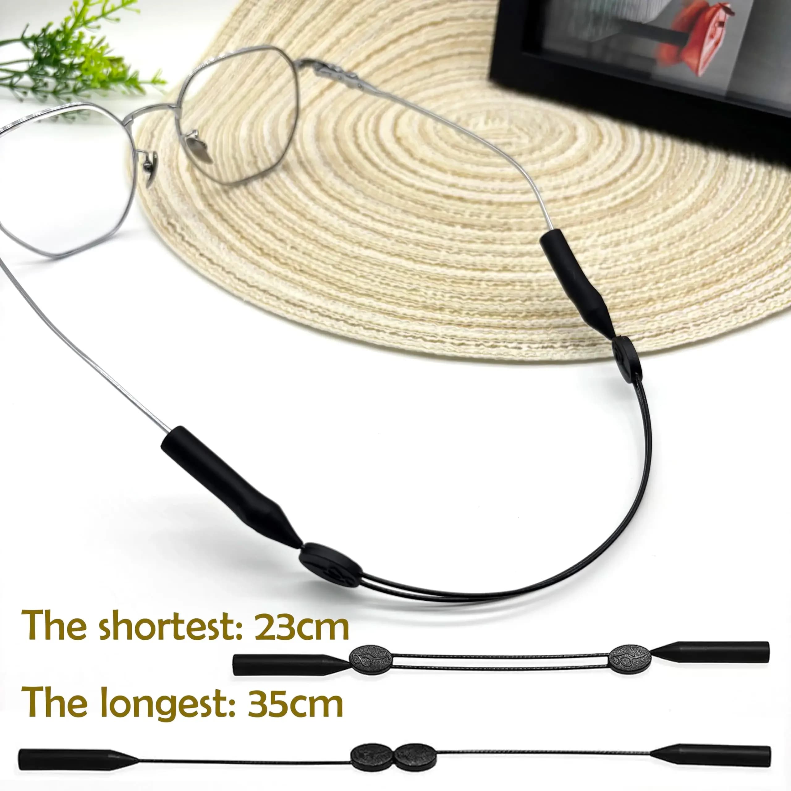 Adjustable Sports Glasses Chain, Fashionable And Trendy Unisex Sports Safety Glasses Belt, Large Round Headband