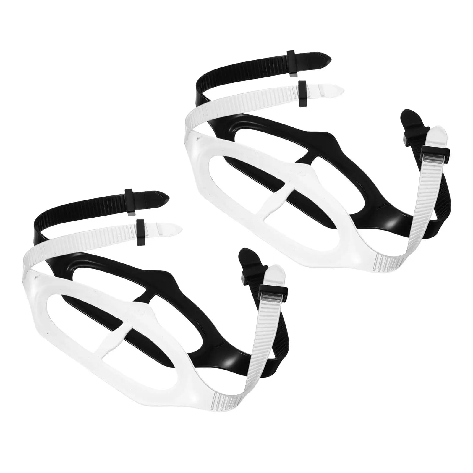 4 Pezzi Cinturino Universale in Silicone per Maschera Subacquea, Ricambio Regolabile Antiscivolo per Occhialini da Immersione e Snorkeling