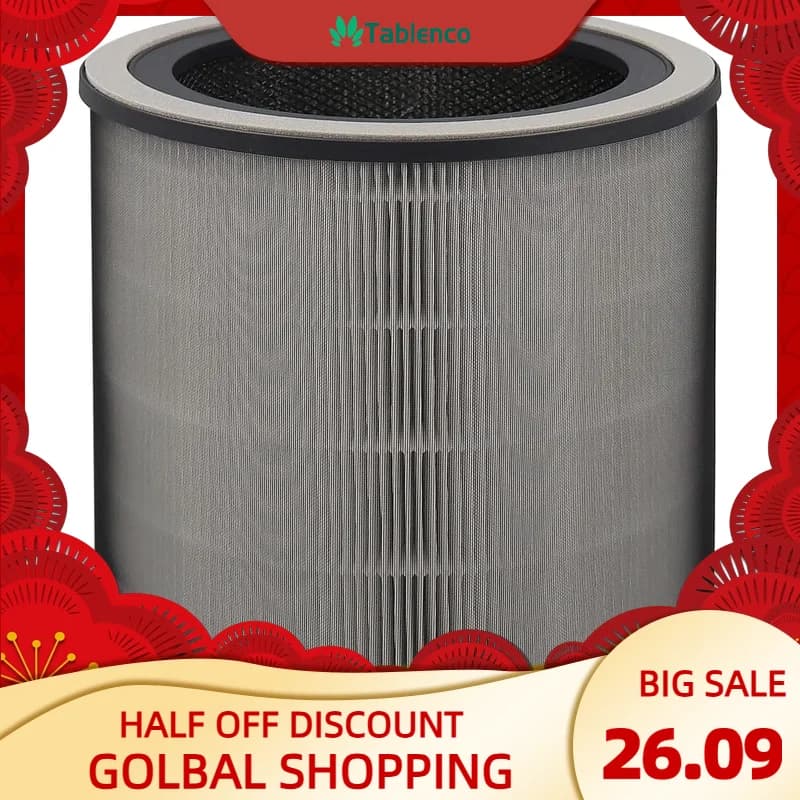 Filtro di ricambio T810 compatibile con Winix T810, filtro di ricambio 3 in 1 ad alta efficienza, parte 1712-0118-00, 1 confezione