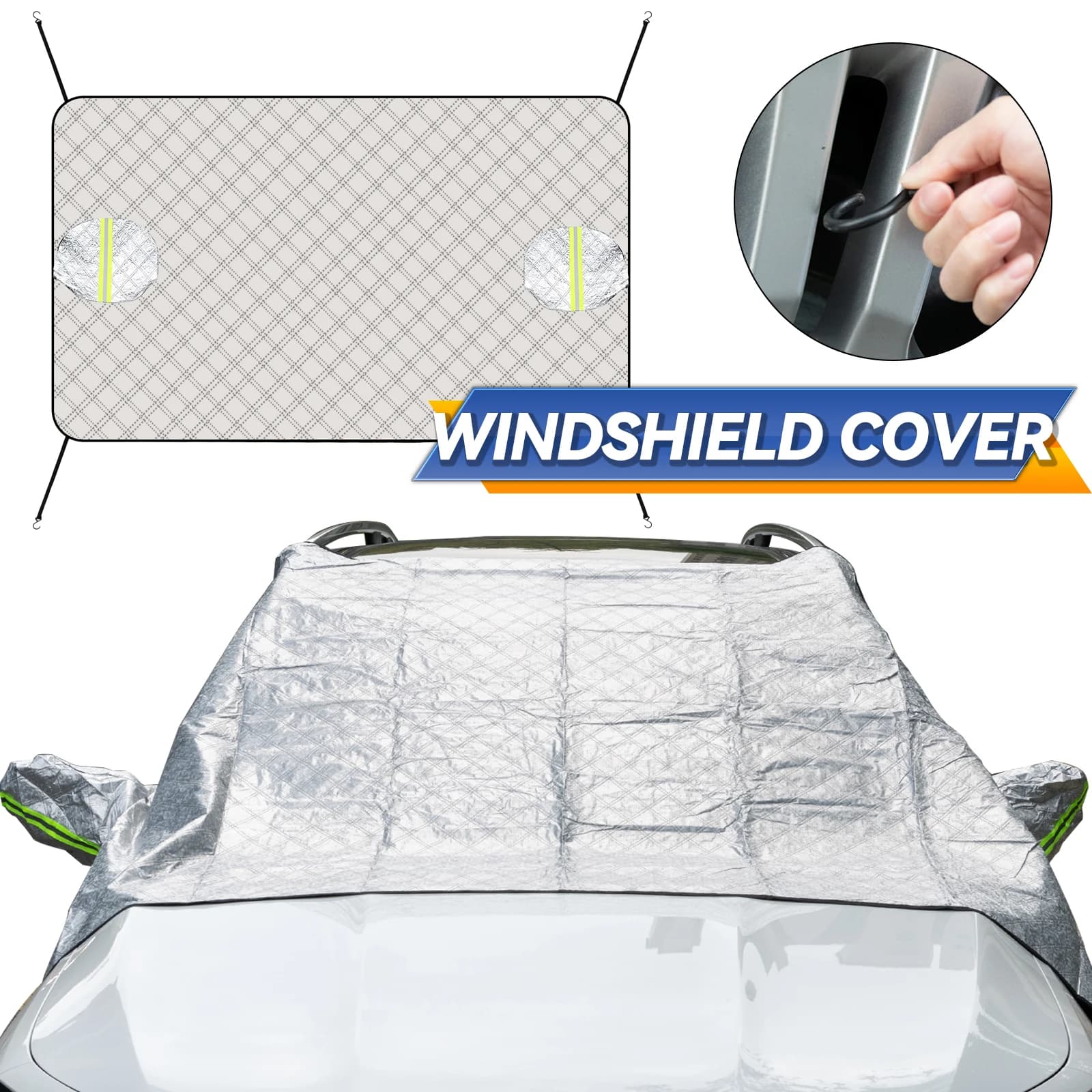 Copertura da neve per Auto copertura per Auto parabrezza parasole invernale impermeabile Anti ghiaccio gelo protezione automatica copertura esterna per automobili invernali