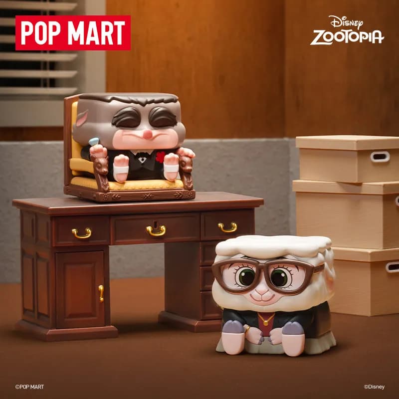 POPMART Disney Zootopia POP CUBE-1 Series Blind Box Mystery Box Guess Bag Toy Doll Cute Desktop Ornament Collection Anime Figure