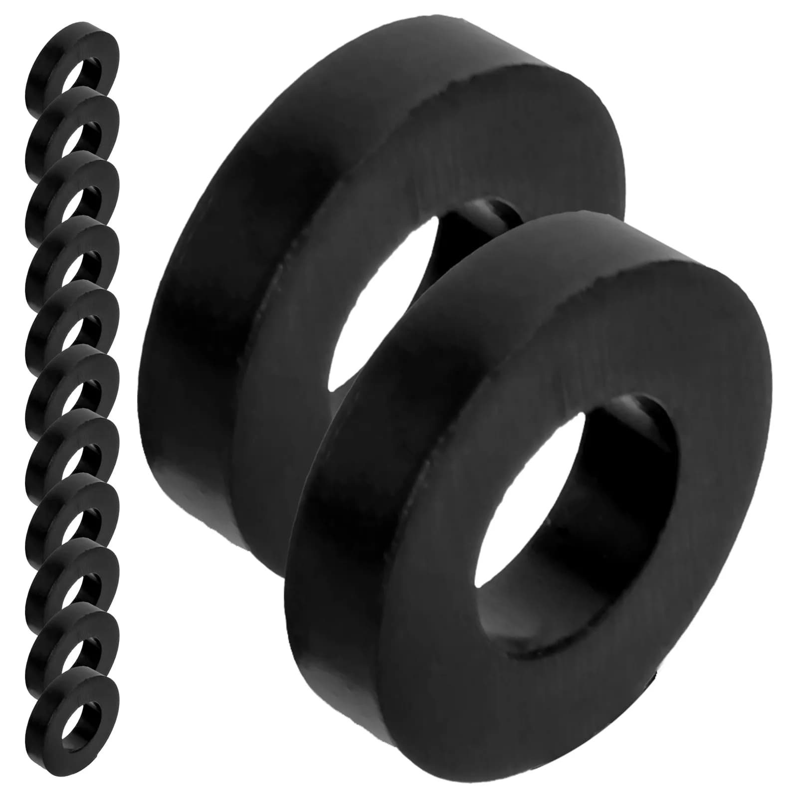 100 pz Set Tamburo Rondelle Asta di Tensione Rondelle Pastiglie Rondelle Tamburo di Plastica Set Tamburo Jazz Tamburo Pad Accessori Per Strumenti Guarnizione Tamburo