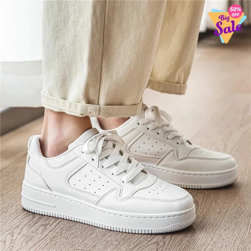 Men's Shoes Spring-Summer 2026, New Sneakers Breathable, Fashion Bianche Shoes and Versatili with thick Sole
