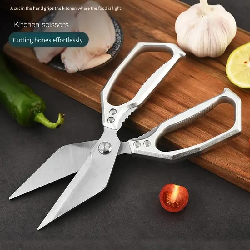 Forbici da cucina multifunzione per carichi pesanti - Cesoie professionali in acciaio inossidabile specializzate per ossa di pollo e pollame