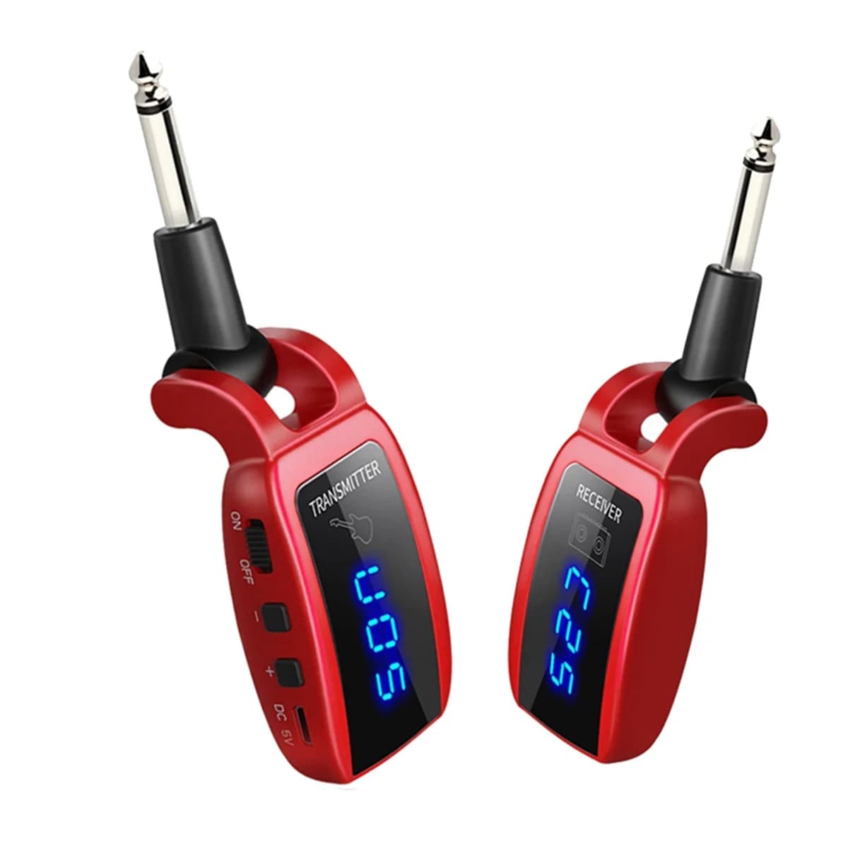 Sistema Wireless per chitarra ricevitore trasmettitore per chitarra Wireless ricaricabile Set chitarra elettrica Bass Pick Up di accessori per chitarra