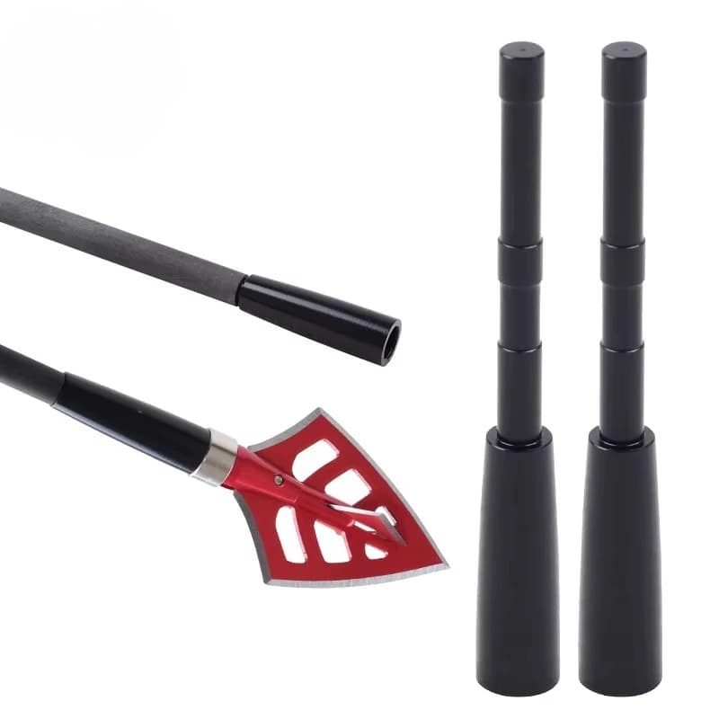 6pcs Archery Arrow Tip Insert Adapter 4.2mm Target Arrow Wide Head Hunting Shot Aluminum Connection Accessories