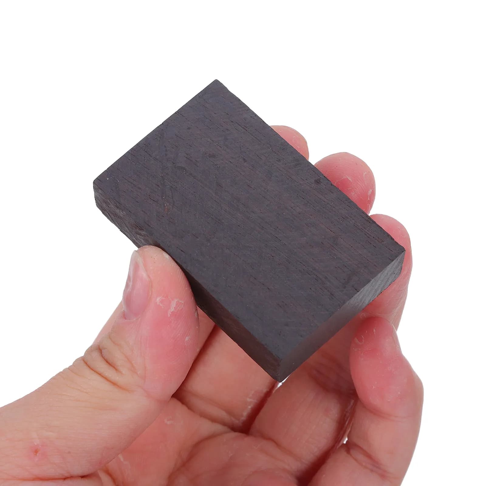 10 Pezzi Blocchi Rettangolari in Legno di Zitan Premium Stabili per Intaglio Fai-da-te, Scultura e Incisione su Legno per Adulti, Neri 5x3.3x1.3cm
