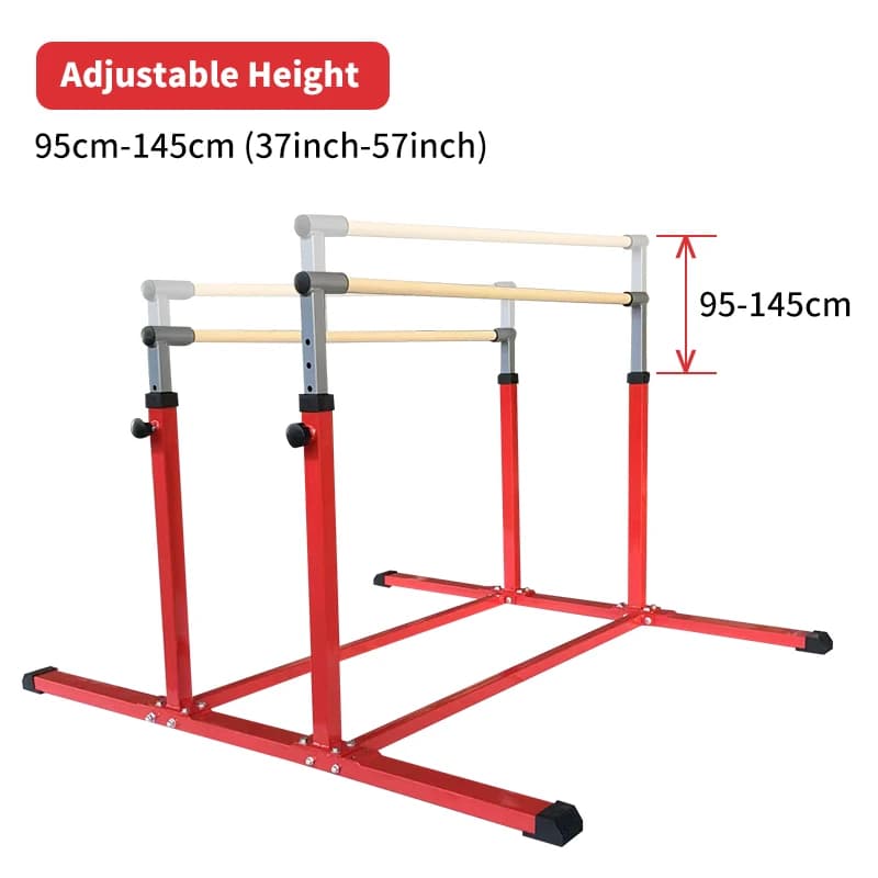 2026 Factory Wholesale High Quality Single Parallel Bars with Adjustable Handle for Kids Home Gym Training Exercise Pull up Barp