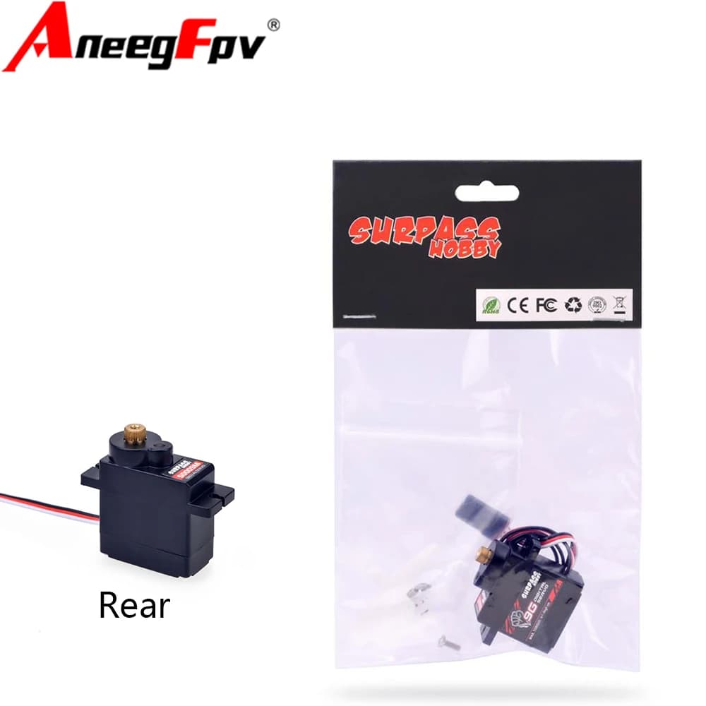 SURPASS HOBBY S0009M 9g Metal Gear Servo digitale 1.9KG per RC Drone Aereo Robot Auto Barca Condotto Aereo
