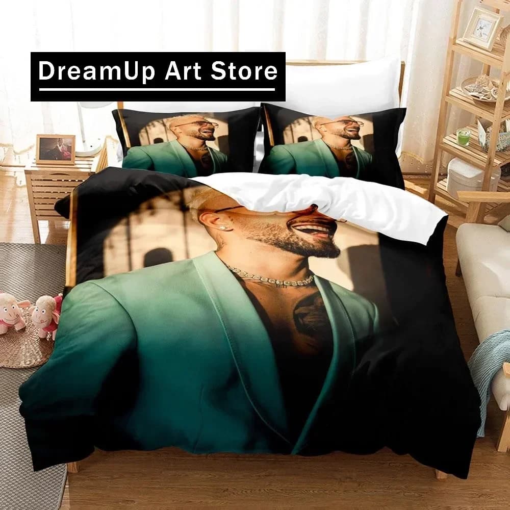 New Maluma Bedding Set Single Twin Full Queen King Size Bed Set Aldult Bedroom Duvetcover Sets 3D Print Hip Hop Bed Sheet Set