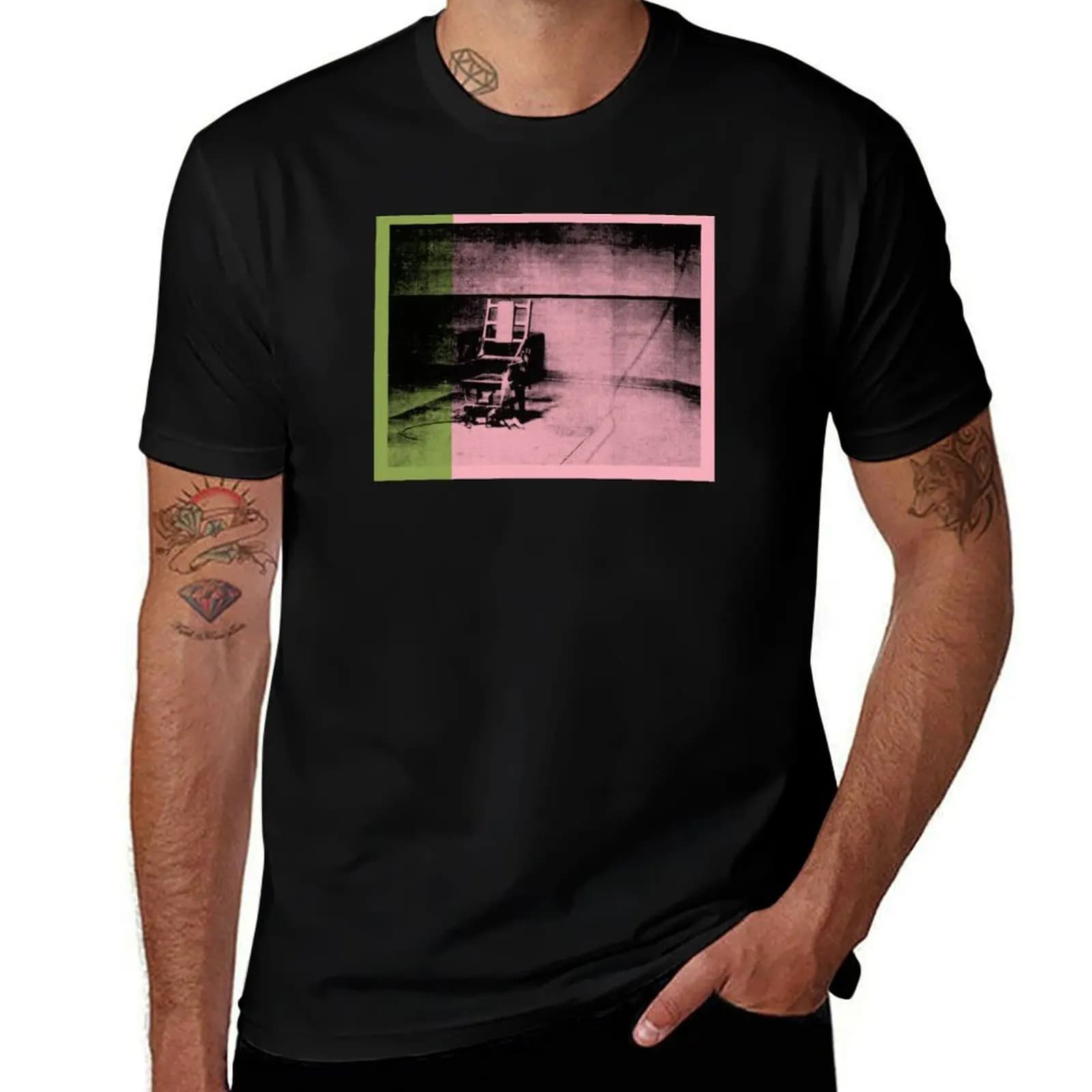 Foundation Little Electric Chair T-Shirt Big and Tall Crew Neck Tee