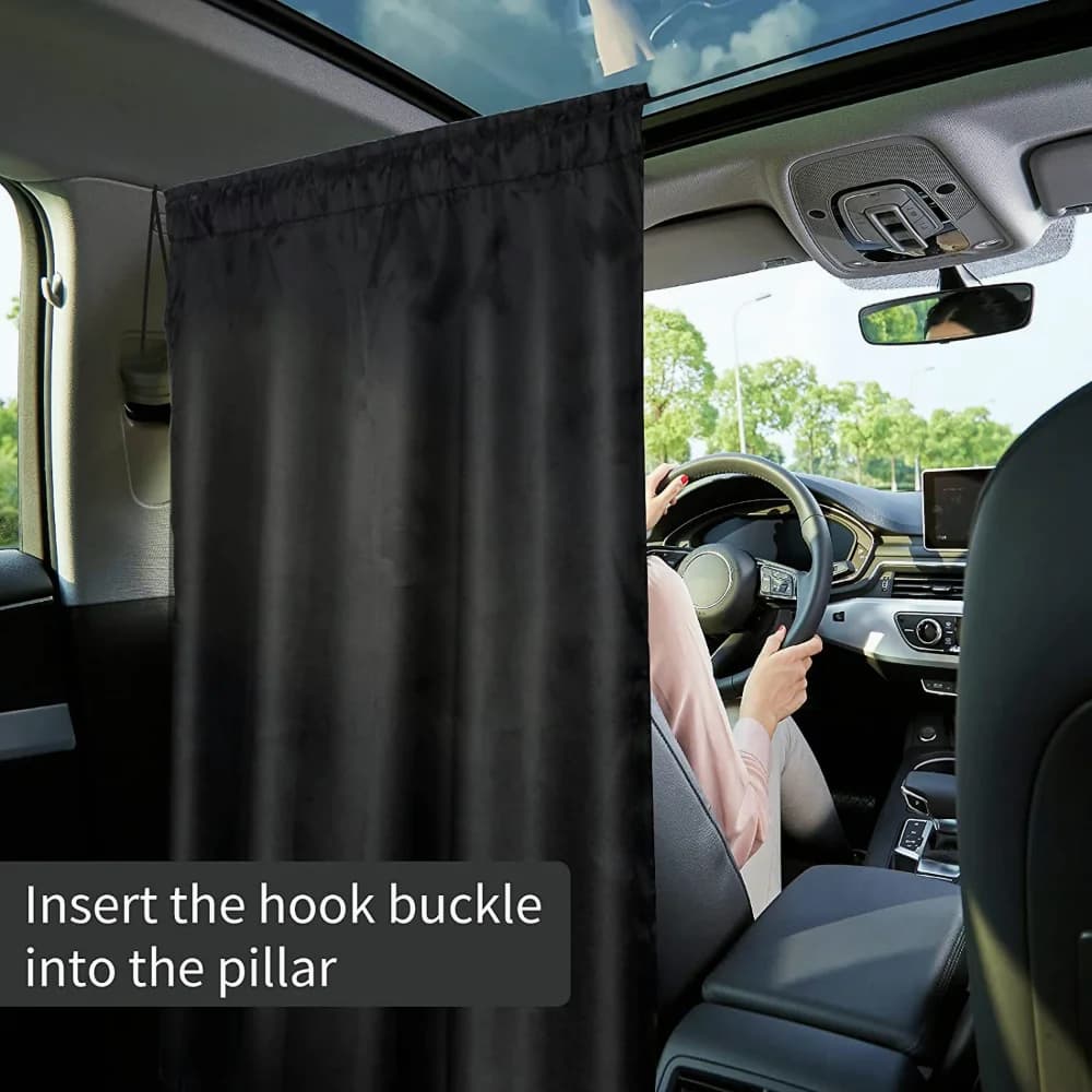 2 pz/set tenda per la Privacy del parasole tenda per l'isolamento dell'auto del Taxi tenda per la protezione della partizione accessori per auto per veicoli commerciali