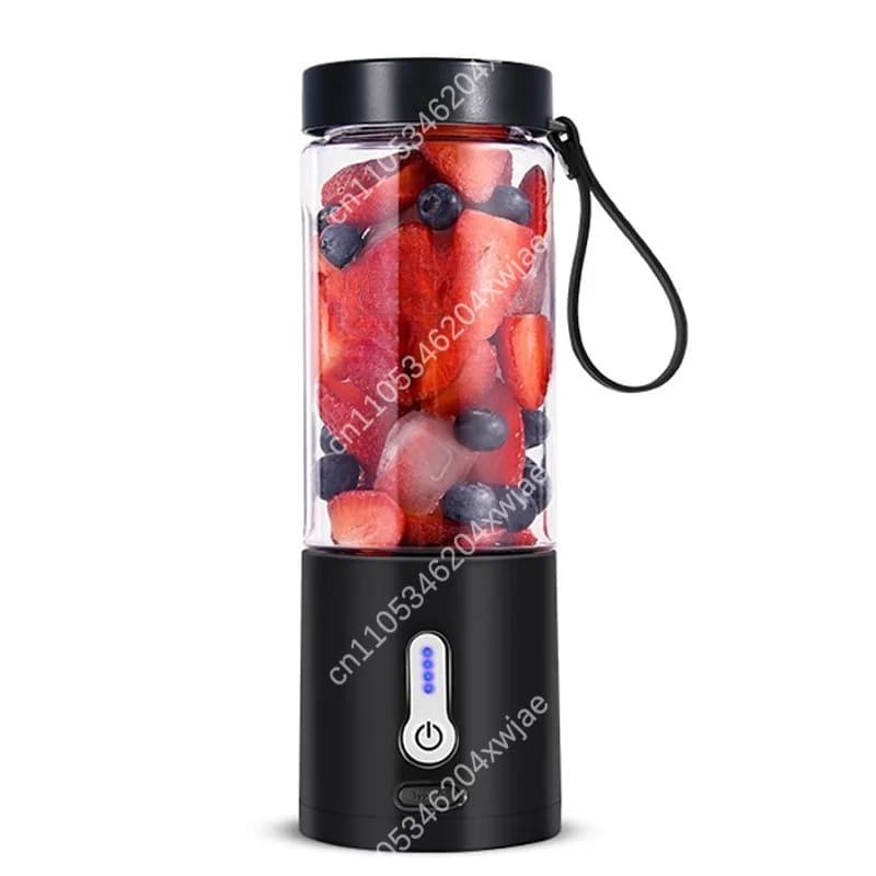 Frullatore Elettrico Portatile Multifunzione Ricaricabile con Funzione Tritaghiaccio per Casa e Viaggio