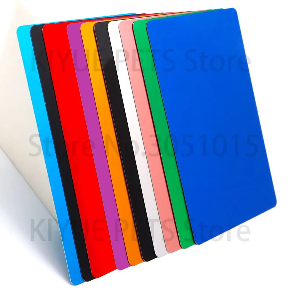100 pcs portable metal business card 0.2 mm/0.45 mm laser engraving special office logo customizable