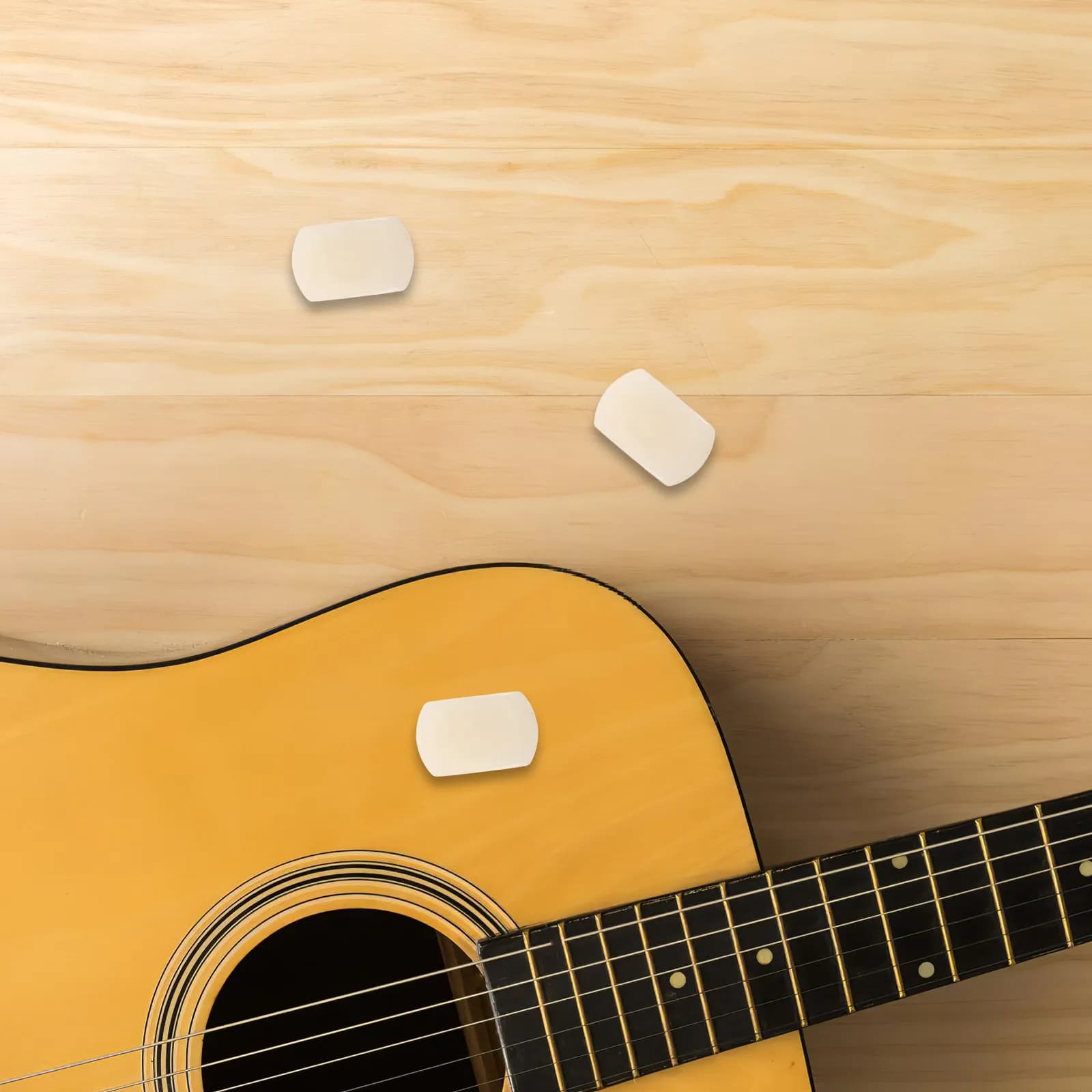 6 Set di Piroli per Accordatura per Chitarra Classica, Bottoni in Resina per Accordatore, Ricambi per Chitarra Elettrica, Acustica, Ukulele, Banjo, Accordatura di Precisione